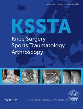 Knee Surgery, Sports Traumatology, Arthroscopy | John Wiley & Sons | Zeitschrift | sack.de