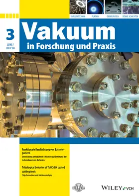 VIP - Vakuum in Forschung und Praxis | I.G.T. Informationsgesellschaft Technik | Zeitschrift | sack.de