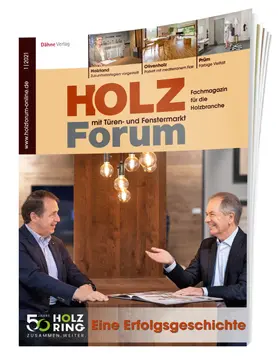  Holzforum | Zeitschrift |  Sack Fachmedien