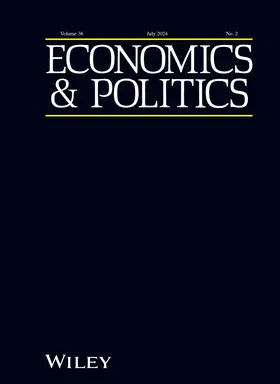 Economics & Politics | John Wiley & Sons | Zeitschrift | sack.de