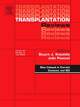 Transplantation Reviews | W.B. Saunders | Zeitschrift | sack.de