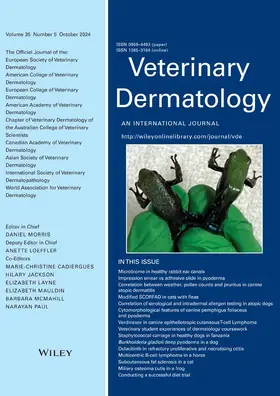  Veterinary Dermatology | Zeitschrift |  Sack Fachmedien