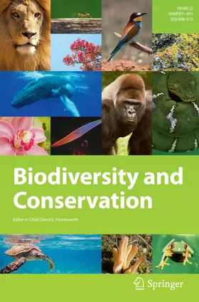 Editor-in-Chief: David Hawksworth |  Biodiversity and Conservation | Zeitschrift |  Sack Fachmedien
