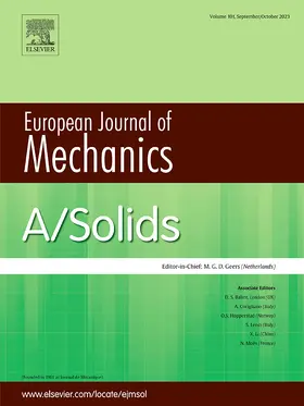 Editor-in-Chief: V. Tvergaard |  European Journal of Mechanics - A/Solids | Zeitschrift |  Sack Fachmedien