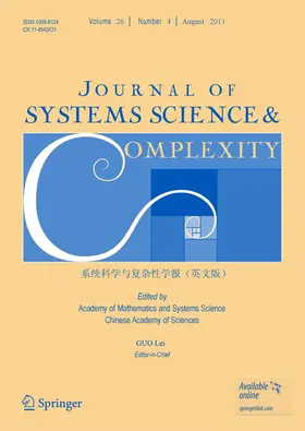 Editor-in-Chief: Xiao-Shan Gao |  Journal of Systems Science and Complexity | Zeitschrift |  Sack Fachmedien