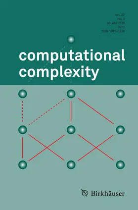  computational complexity | Zeitschrift |  Sack Fachmedien