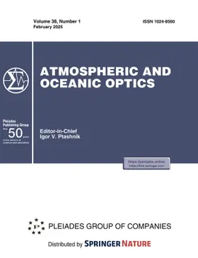 Editors-in-Chief: G. G. Matvienko |  Atmospheric and Oceanic Optics | Zeitschrift |  Sack Fachmedien