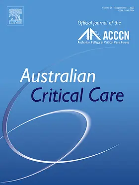 Australian Critical Care | Elsevier | Zeitschrift | sack.de