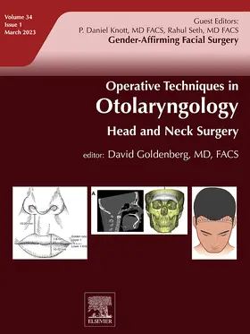 Operative Techniques in Otolaryngology - Head and Neck Surgery | W.B. Saunders | Zeitschrift | sack.de