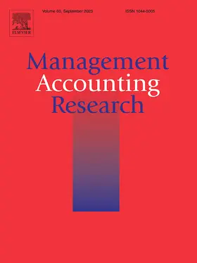  Management Accounting Research | Zeitschrift |  Sack Fachmedien