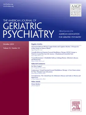  The American Journal of Geriatric Psychiatry | Zeitschrift |  Sack Fachmedien
