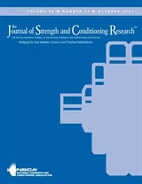  Journal of Strength and Conditioning Research | Zeitschrift |  Sack Fachmedien