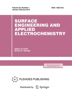  Surface Engineering and Applied Electrochemistry | Zeitschrift |  Sack Fachmedien