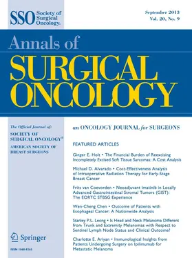 Editor-in-Chief: Charles M. Balch |  Annals of Surgical Oncology | Zeitschrift |  Sack Fachmedien