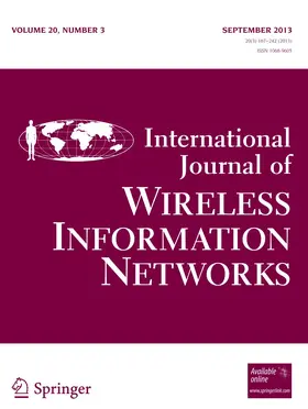 Editor-in-Chief: Kaveh Pahlavan |  International Journal of Wireless Information Networks | Zeitschrift |  Sack Fachmedien