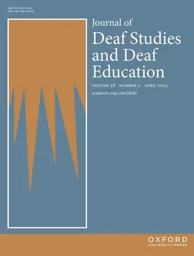 The Journal of Deaf Studies and Deaf Education | Oxford University Press | Zeitschrift | sack.de