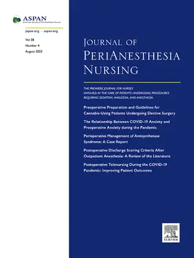 Journal of PeriAnesthesia Nursing | W.B. Saunders | Zeitschrift | sack.de