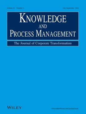  Knowledge and Process Management | Zeitschrift |  Sack Fachmedien