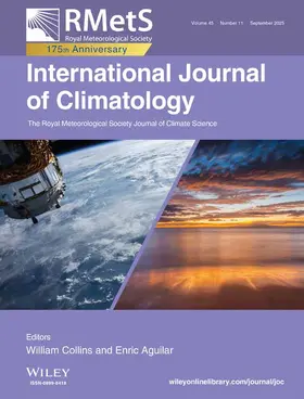 International Journal of Climatology | John Wiley & Sons | Zeitschrift | sack.de