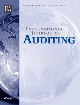  International Journal of Auditing | Zeitschrift |  Sack Fachmedien