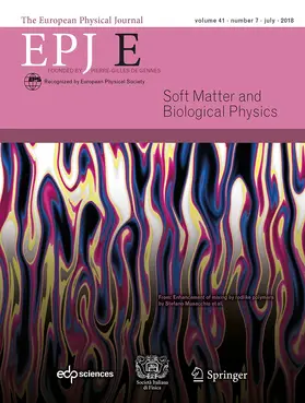 Editors-in-Chief: F. Graner / F. Sciortino |  The European Physical Journal E | Zeitschrift |  Sack Fachmedien