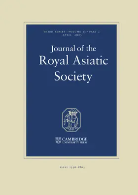 Journal of the Royal Asiatic Society | Cambridge University Press | Zeitschrift | sack.de