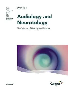 J.P. Harris (San Diego, Calif.) |  Audiology and Neurotology | Zeitschrift |  Sack Fachmedien