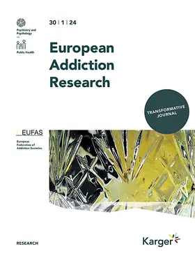  European Addiction Research | Zeitschrift |  Sack Fachmedien