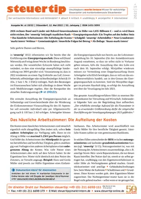  steuertip | Zeitschrift |  Sack Fachmedien