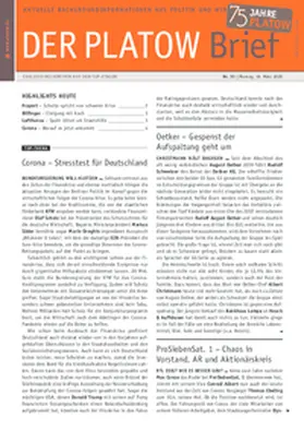  Der Platow Brief | Zeitschrift |  Sack Fachmedien