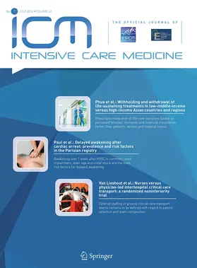  Intensive Care Medicine | Zeitschrift |  Sack Fachmedien