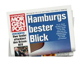 Chefredakteur: Frank Niggemeier |  Hamburger Morgenpost | Zeitschrift |  Sack Fachmedien