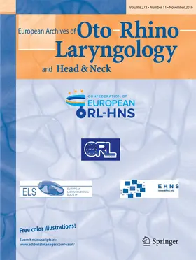 European Archives of Oto-Rhino-Laryngology | Springer | Zeitschrift | sack.de