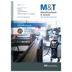 M&T Metallhandwerk & Technik | RM Rudolf Müller | Zeitschrift | sack.de