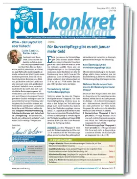  PDL konkret ambulant | Zeitschrift |  Sack Fachmedien