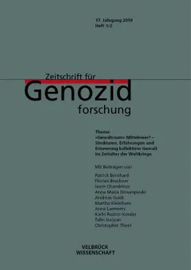 Zeitschrift für Genozidforschung | Velbrück | Zeitschrift | sack.de