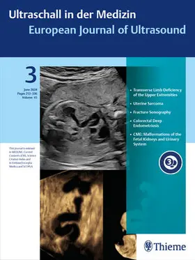  Ultraschall in der Medizin - European Journal of Ultrasound | Zeitschrift |  Sack Fachmedien