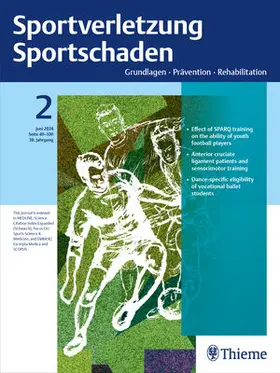  Sportverletzung, Sportschaden | Zeitschrift |  Sack Fachmedien