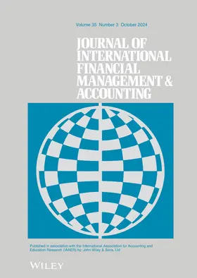 Journal of International Financial Management & Accounting | John Wiley & Sons | Zeitschrift | sack.de