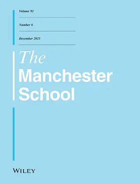  The Manchester School | Zeitschrift |  Sack Fachmedien
