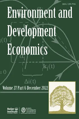  Environment and Development Economics | Zeitschrift |  Sack Fachmedien