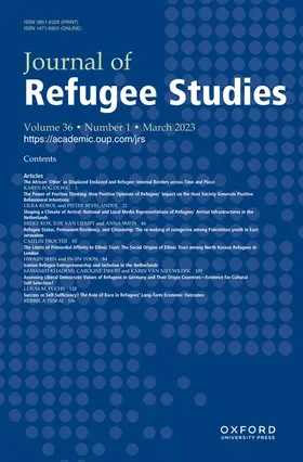  Journal of Refugee Studies | Zeitschrift |  Sack Fachmedien