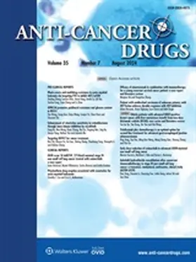  Anti-Cancer Drugs | Zeitschrift |  Sack Fachmedien