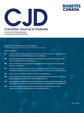 Editor-in-Chief: Elizabeth Sellers, MD MSc FRCPC |  Canadian Journal of Diabetes | Zeitschrift |  Sack Fachmedien