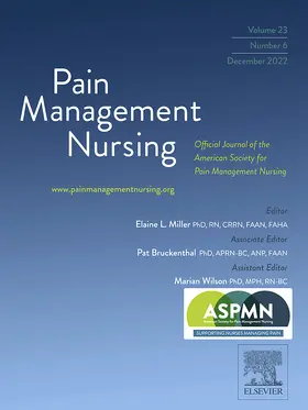 Pain Management Nursing | W.B. Saunders | Zeitschrift | sack.de