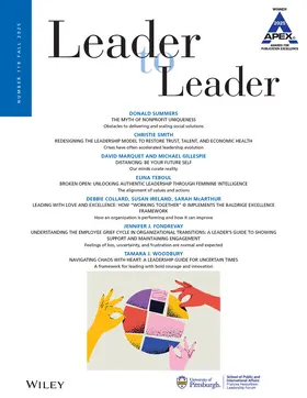  Leader to Leader | Zeitschrift |  Sack Fachmedien