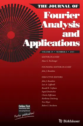 Journal of Fourier Analysis and Applications | Birkhäuser | Zeitschrift | sack.de