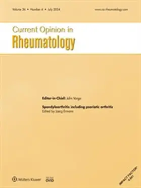 Current Opinion in Rheumatology | Lippincott | Zeitschrift | sack.de