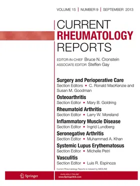  Current Rheumatology Reports | Zeitschrift |  Sack Fachmedien