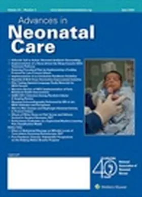  Advances in Neonatal Care | Zeitschrift |  Sack Fachmedien